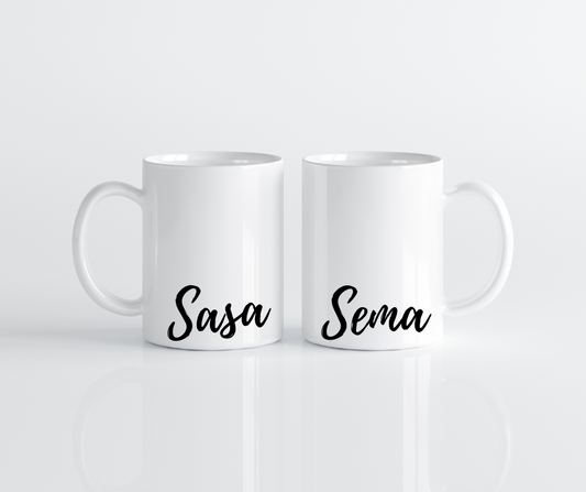 Sasa Bundle 11oz White Mugs (x4)